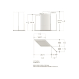 expositor para azulejos de gran formato Pisa Slimshow dx 12 plano