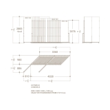 expositor para azulejos de gran formato Pisa Slimshow sx 24 plano