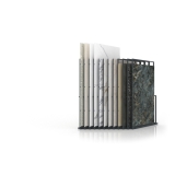 Expositor para azulejos gigantes Pisa Slimshow Polivalente 12 sx antracita cerrado