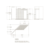 Expositor para azulejos gigantes Pisa Slimshow Polivalente 12 sx plano