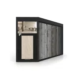 Expositor de azulejos Pisa XL 24+1 DX Negro lateral