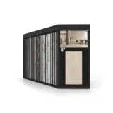 Expositor de azulejos Pisa XL 24+1 SX Negro lateral