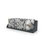 Accesorio expositor de cerámica Rack 3 antracita