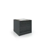 Cajonera para pavimentos Rhin bolon 102 antracita frontal