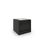 Cajonera para pavimentos Rhin bolon 102 negro frontal