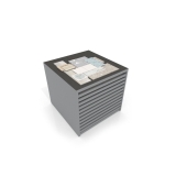 Cajonera para pavimentos Rhin bolon 102 plata aereo