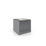 Cajonera para pavimentos Rhin bolon 102 plata frontal