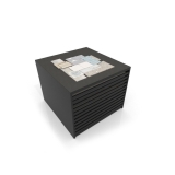 Cajonera para pavimentos Rhin bolon 120 negro aerea