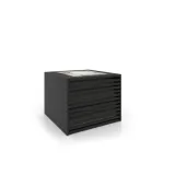 Cajonera para pavimentos Rhin bolon 120 negro frontal