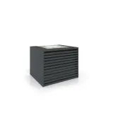Cajonera para pavimentos Rhin bolon 122 antracita frontal