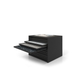 Cajonera para pavimentos Rhin bolon 122 negro abierto
