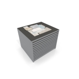 Cajonera para pavimentos Rhin bolon 122 plata aerea