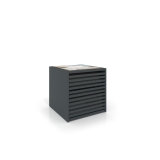 Cajonera para pavimentos Rhin bolon 92 antracita frontal
