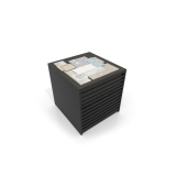 Cajonera para pavimentos Rhin bolon 92 negro aerea