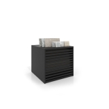 Cajonera para pavimentos Rhin ranurado 102 negro frontal