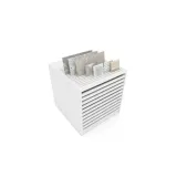 Cajonera para pavimentos Rhin panel 92 ranurado blanco aereo