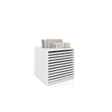 Cajonera para pavimentos Rhin panel 92 ranurado blanco frontal