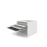 Cajonera para pavimentos Rhin panel 120 blanco abierto