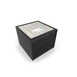 Cajonera para pavimentos Rhin panel 120 negro aerea