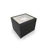 Cajonera para pavimentos Rhin panel 122 negro aerea