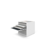 Cajonera para pavimentos Rhin panel 92 blanco abierto