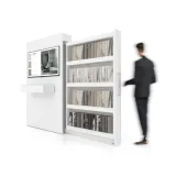 Expositor digitalizado para azulejos Roma muestras dx blanco lateral