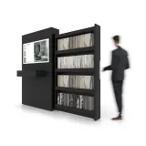 Expositor digitalizado para azulejos Roma muestras dx negro lateral