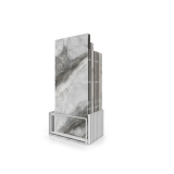 Expositores venta azulejos Spring 10P 280x120 blanco trasera