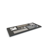 Accesorio ceramoteca Top antracita aereo