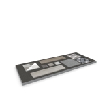 Accesorio ceramoteca Top plata aereo