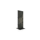 Expositor para piezas de cerámica Totem Outdoor 2600x1000 negro lateral