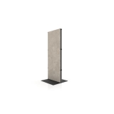 Expositor para piezas de cerámica Totem Outdoor 2600x1000 negro trasera