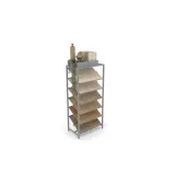 Estantería para exponer madera Tray plata aerea