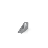 tile display stand Tronchetto Ferro inclinado silver structure