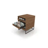 Expositor de azulejos tipo cajonera UP 3 Open 60 Madera Old Oak Negro