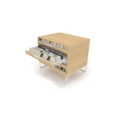 Mueble expositor tipo cajonera UP 4 Open 101 Madera Vicenza Blanco Abierto