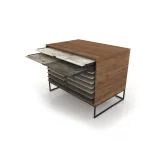  UP H Loose 60x120 madera old oak negro cerrado