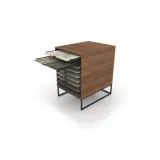 UP H Loose 60x60 madera old oak negro abierto