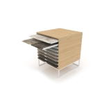 UP H Loose 75x75 madera vicenza blanco abierto