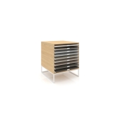 UP H Loose 75x75 madera vicenza blanco cerrado