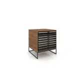 UP H Loose 80x80 madera old oak negro cerrado
