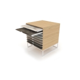 UP H Loose 80x80 madera vicenza blanco abierto