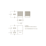 UP H Loose 80x80 madera old oak negro plano