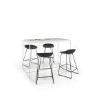 Mesa para exponer azulejos UP! blanco frontal