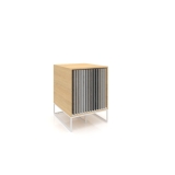 Mueble expositor azulejos tipo cajonera UP V Loose madera vicenza blanco