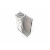 expositor de azulejos multiformato Utah 10+2 3000 blanco aerea