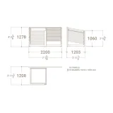 Expositor para pavimentos cerámicos Yato 10 100 plano