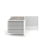 Expositor para pavimentos cerámicos Yato 10 120 blanco frontal