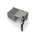 Expositor para pavimentos cerámicos Yato 10 120 plata aérea