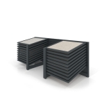 Mueble expositor de azulejos Yato 20 100 antracita lateral